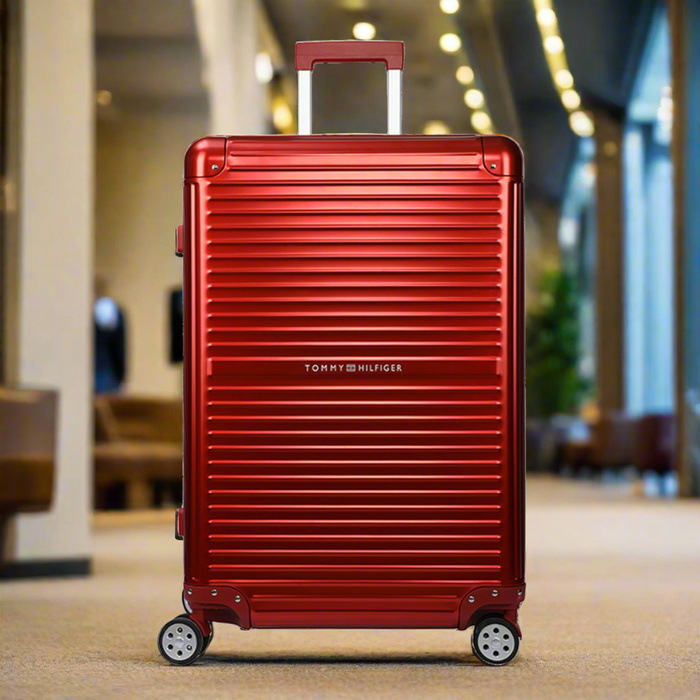 Red tommy hilfiger suitcase online