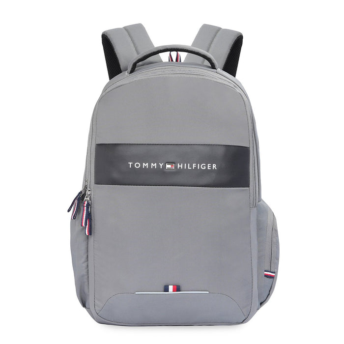 Tommy Hilfiger Joshua Unisex Polyester Laptop Backpack Gray