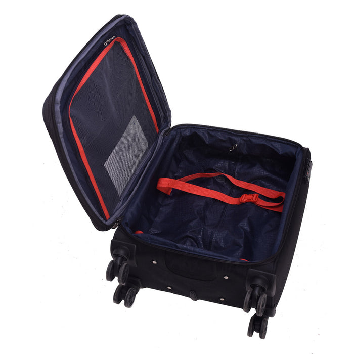 Tommy Hilfiger Dazzle Lite Ultra Plus Unisex Soft Luggage Black