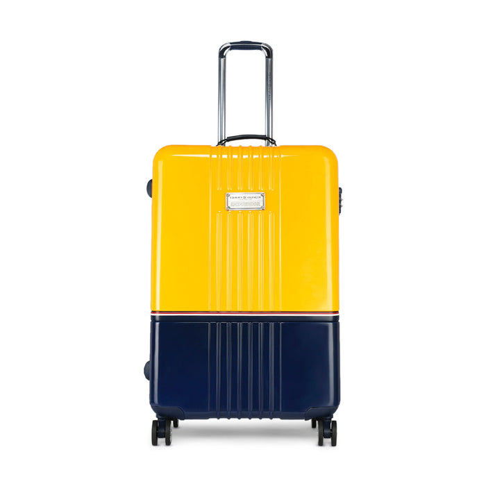 Tommy Hilfiger Twins Plus Unisex Hard Luggage Yellow & Navy