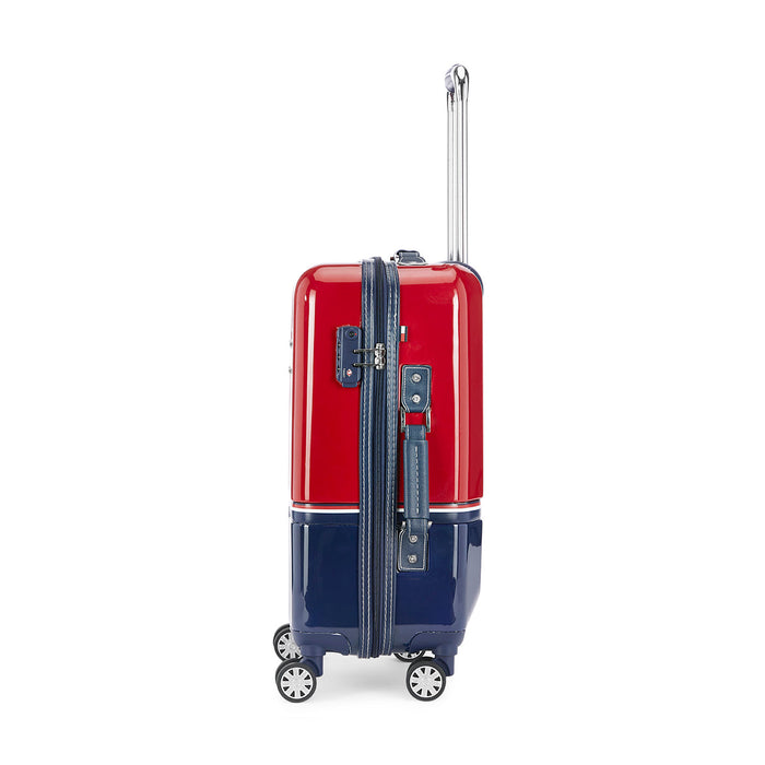 Tommy Hilfiger Twins Plus Unisex Hard Luggage Red + Navy Small Size