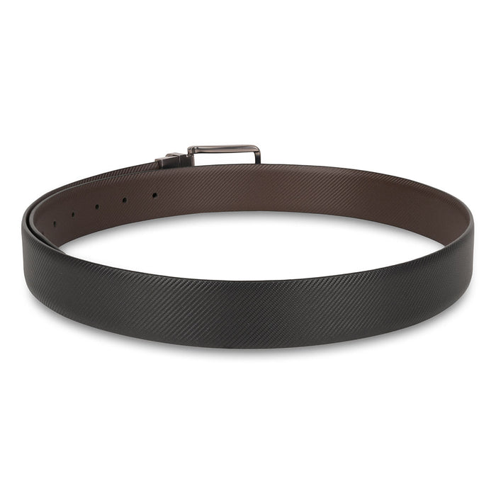 Tommy Hilfiger Archie Mens Reversible Leather Belt Black