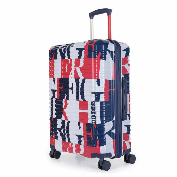 Tommy Hilfiger Colorado Spring Hard Luggage Red & Blue