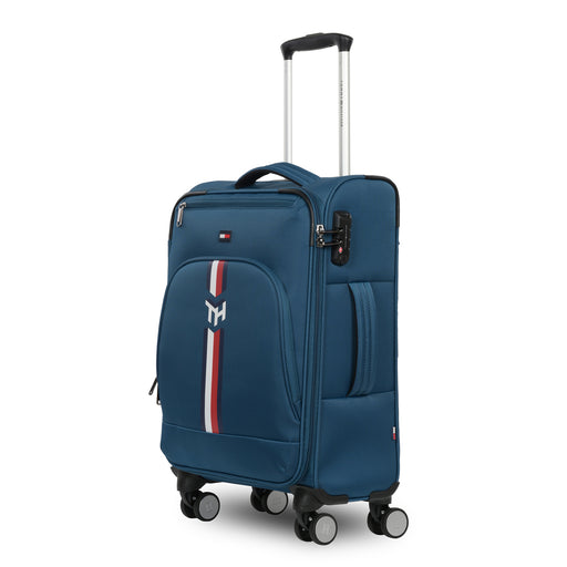 Tommy Hilfiger Kingsville Men Polyester Soft Luggage teal Cabin