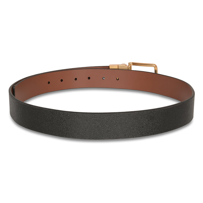 Tommy Hilfiger Creswood Men Leather Reversible Belt Black