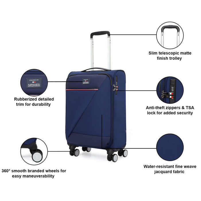 Tommy Hilfiger San Diego Soft Luggage Navy