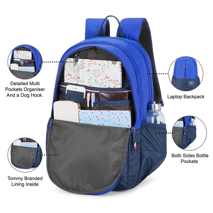 Tommy Hilfiger Donte Laptop Backpack Blue