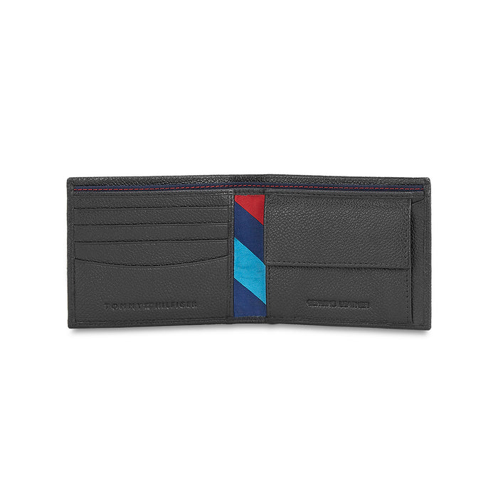 Tommy Hilfiger Cannobio Mens Leather Global Coin Wallet Black