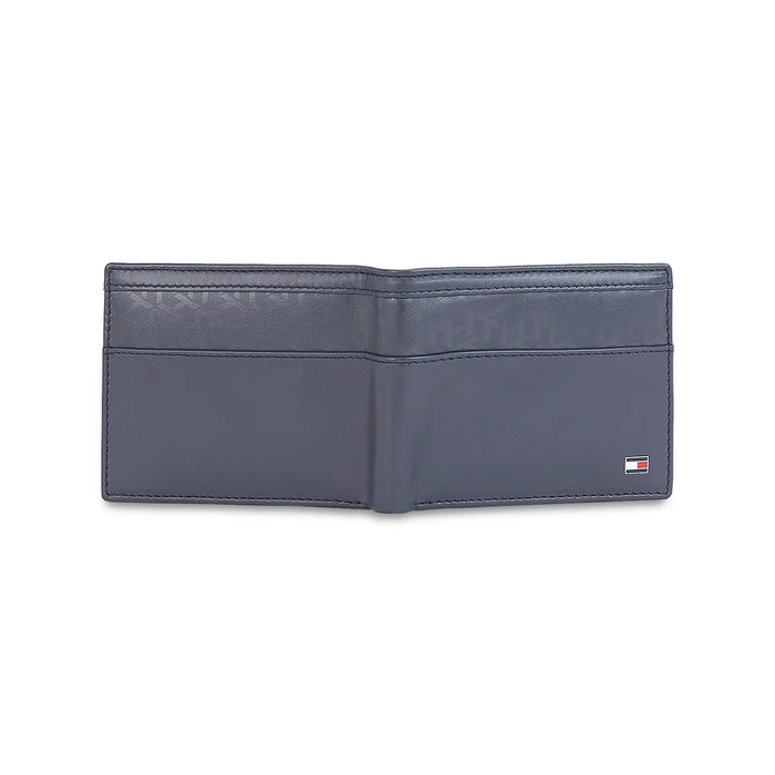 Tommy Hilfiger Bellagio Mens Leather Global Coin Wallet-Navy