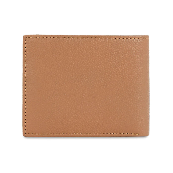 Tommy Hilfiger Varenna Mens Leather Global Coin Wallet-Tan