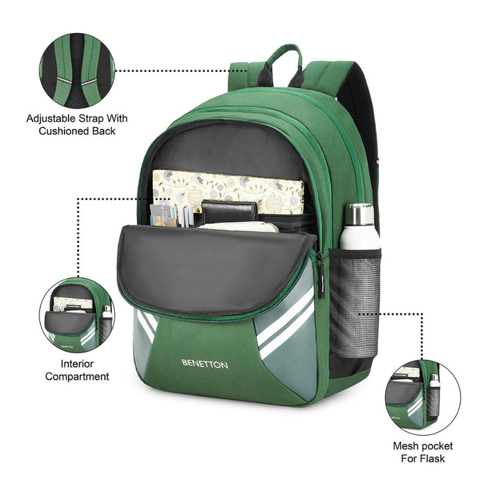 UCB Magnus Laptop Backpack Green