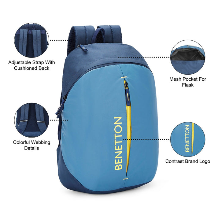 UCB Easton Laptop Backpack Blue