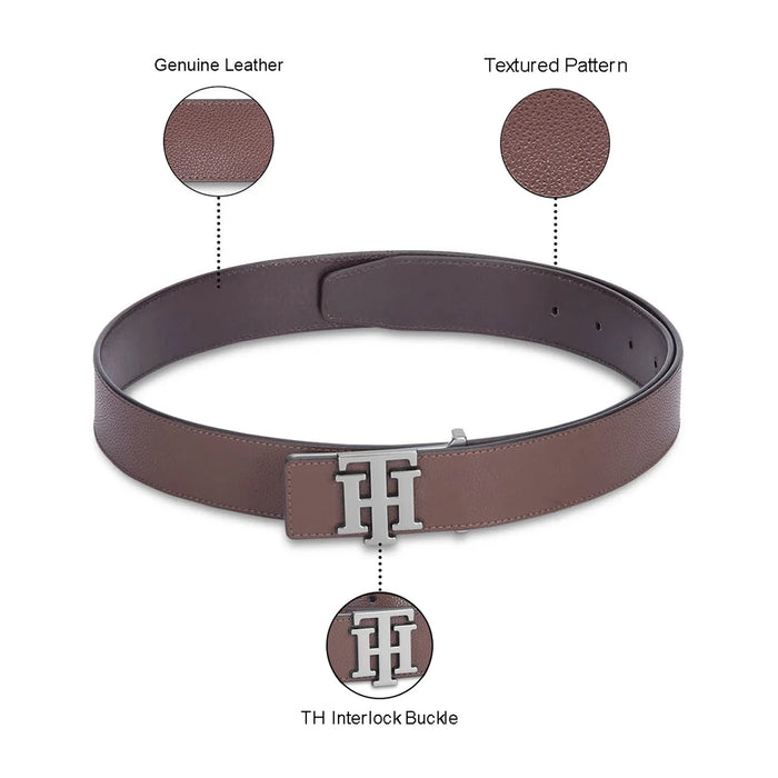 Tommy Hilfiger Bradford Men's Leather Belt-Brown