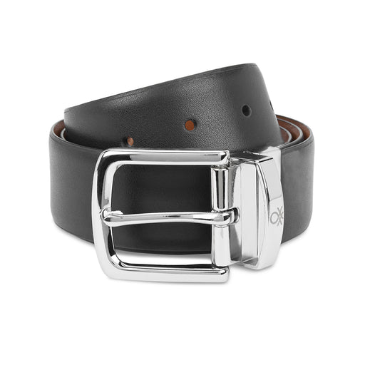 UCB Trove Men's Leather Reversible Belt Black