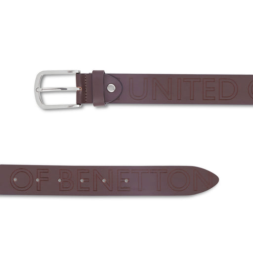 UCB Castor Men's Leather Reversible Belt Brwon