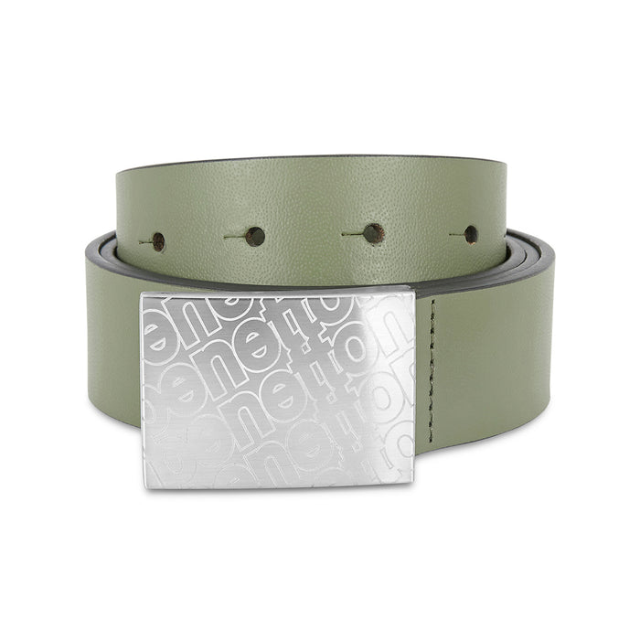 UCB Wallace Men's Leather Non Reversible Belt Olive