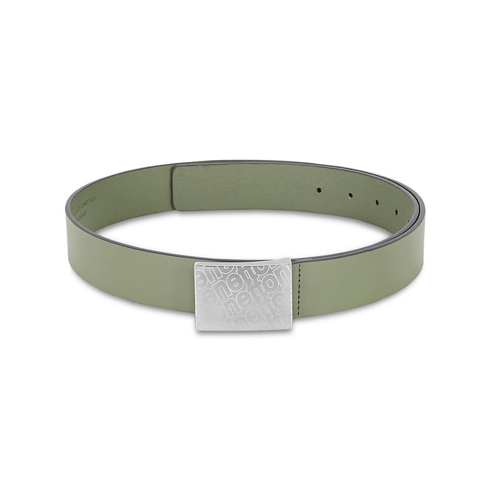 UCB Wallace Men's Leather Non Reversible Belt Olive