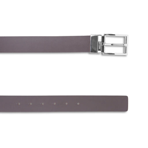 UCB Zayd Men's Leather Reversible Belt Brown