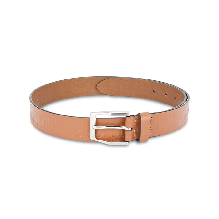 UCB Costa Men's Leather Non Reversible Belt Tan