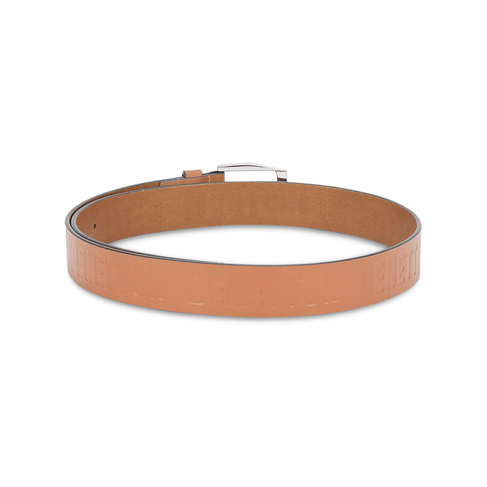 UCB Costa Men's Leather Non Reversible Belt Tan