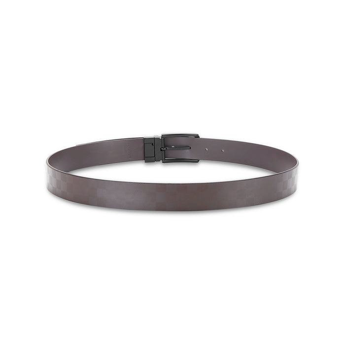 United Colors of Benetton Greco Men's Leather Reversible Belt Brown