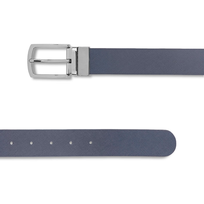 United Colors of Benetton Jenner Men's Leather Reversible Belt-Navy