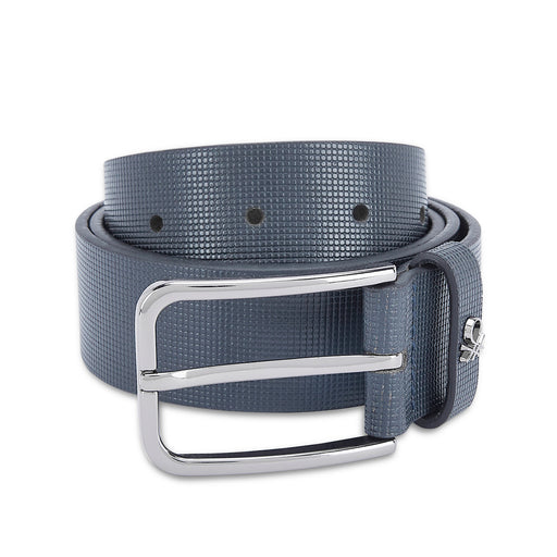 UCB Adriano Men's Leather Non Reversible Belt Navy