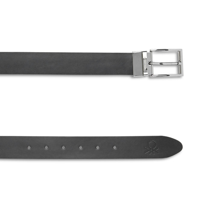 UCB Enzo Men's Leather Reversible Belt Black