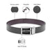 UCB Enzo Men's Leather Reversible Belt Black