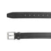 UCB Cavier Men's Leather Non Reversible Belt Army Black