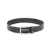 UCB Cavier Men's Leather Non Reversible Belt Army Black