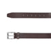 UCB Cavier Men's Leather Non Reversible Belt Army Brown