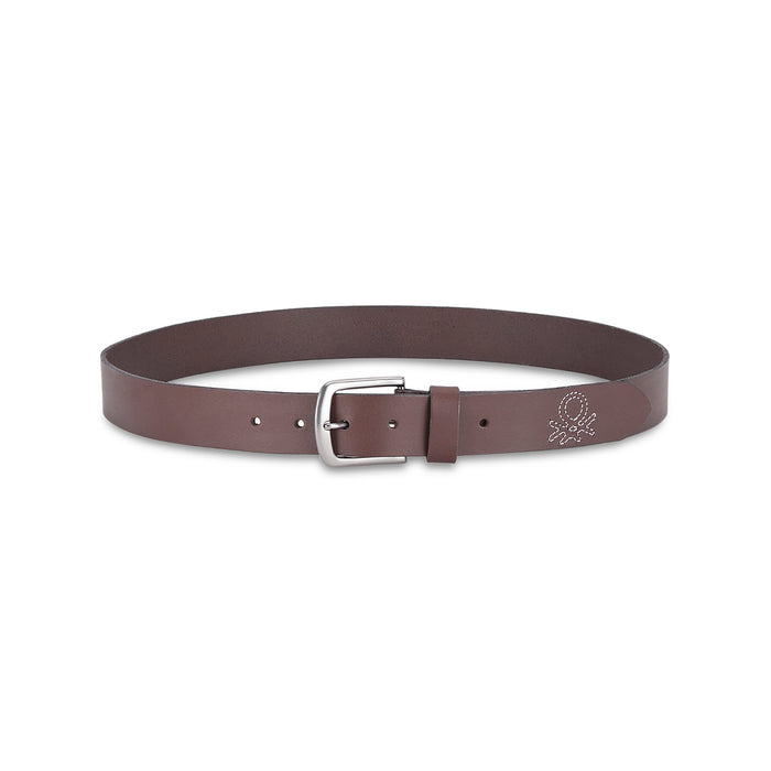 United Colors of Benetton Bradano Men’s Non-Reversible Leather Belt-Brown