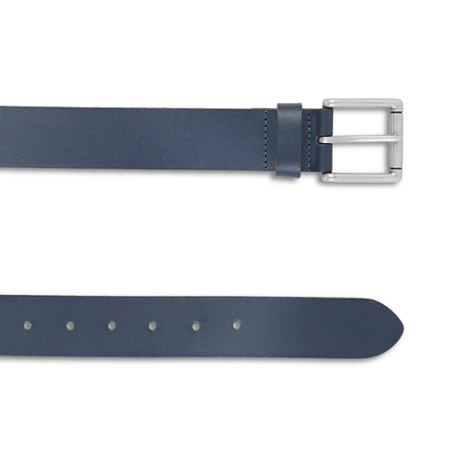 UCB Topino Men's Leather Non Reversible Belt Navy