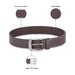 United Colors of Benetton Vatican Men's Leather Non Reversible Belt-brown