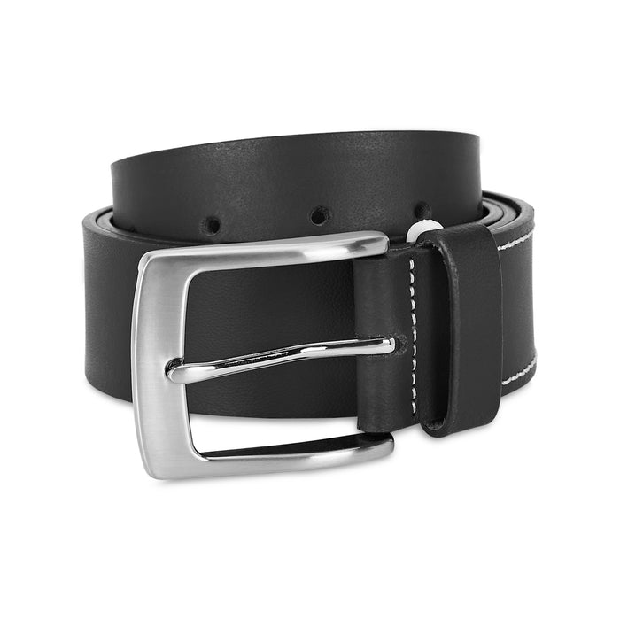 United Colors of Benetton Vatican Men's Leather Non Reversible Belt-black