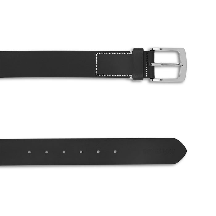 United Colors of Benetton Vatican Men's Leather Non Reversible Belt-black