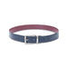 United Colors of Benetton Furbo Men's Leather Reversible Belt Navy