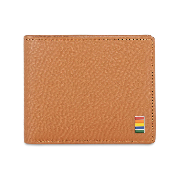UCB Roan Men's Leather Global Coin Wallet Tan