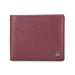 UCB Novara Men's Leather Global Coin Wallet Wine