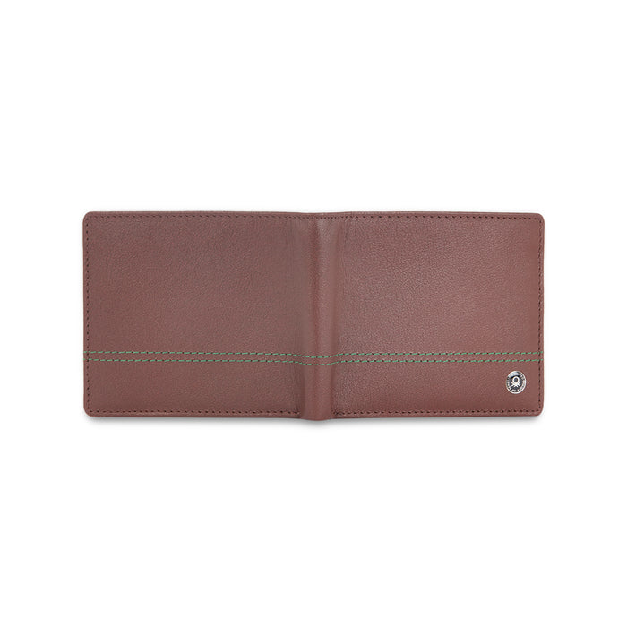 United Colors of Benetton Roque Men's Leather Global Coin Wallet-brown