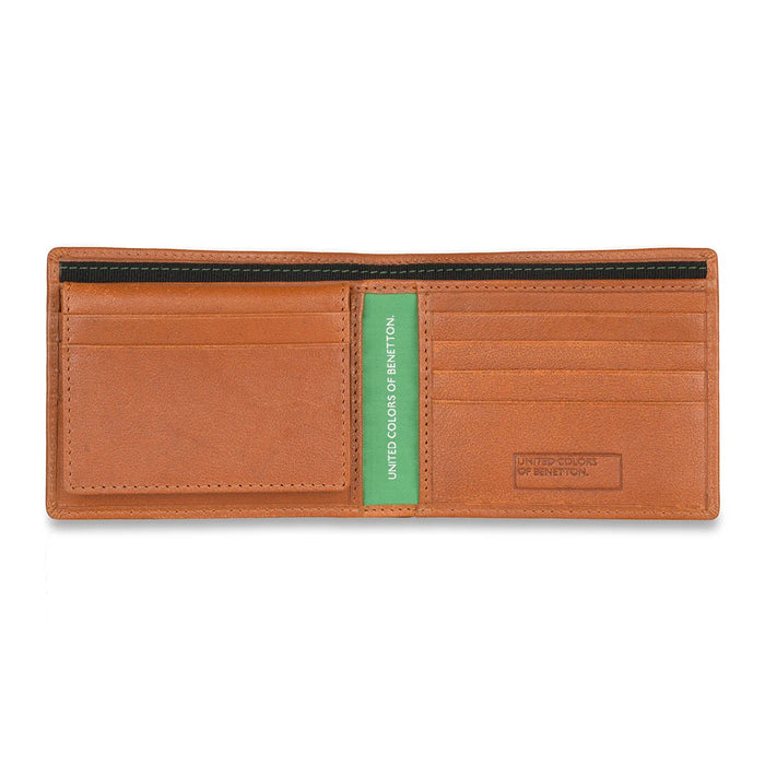 UCB Roque Men's Leather Passcase Wallet Tan