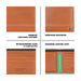 UCB Roque Men's Leather Passcase Wallet Tan