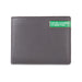 United Colors of Benetton Corvin Men's Leather Passcase Wallet Brown