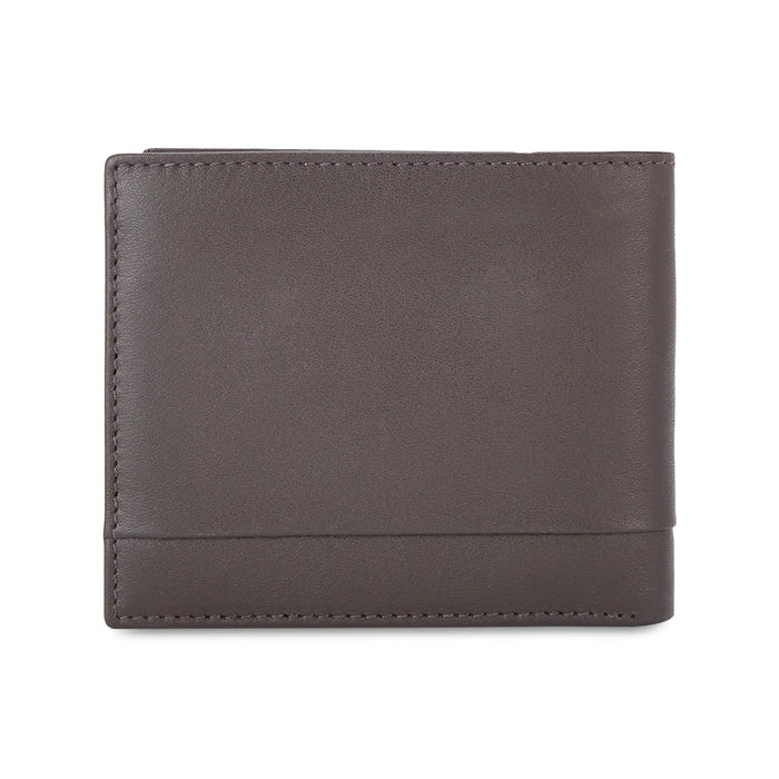 United Colors of Benetton Castriel Men’s Global Coin Leather Wallet-Brown