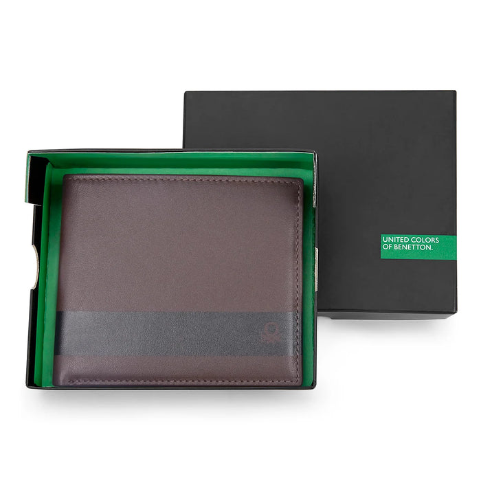 United Colors of Benetton Kade Men's Leather Passcase Wallet