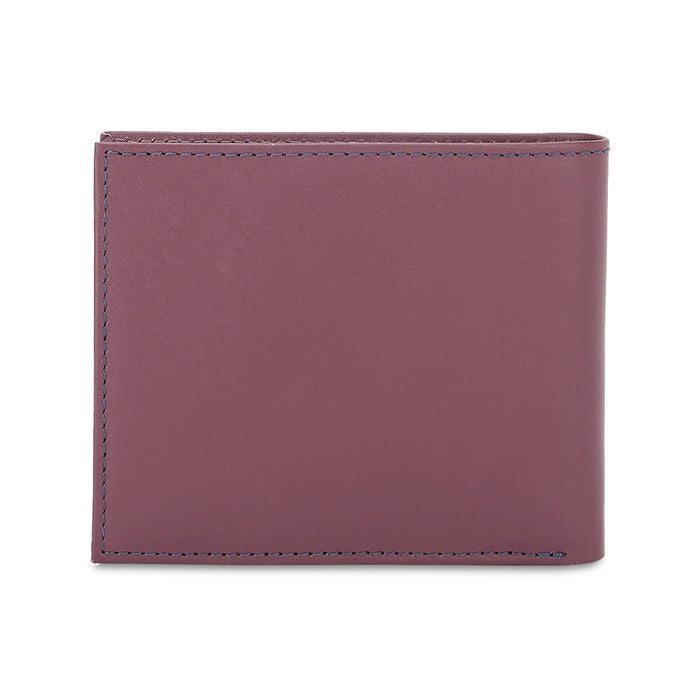 United Colors of Benetton Valen Men's Leather Global Coin Wallet-wine