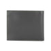 UCB Valen Men's Leather Global Coin Wallet Black