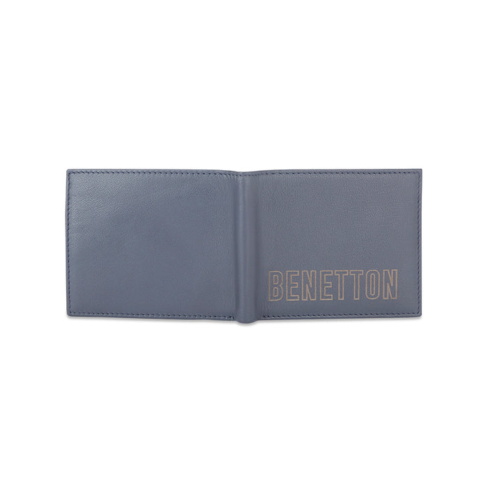 UCB Selik Men's Leather Global Coin Wallet navy