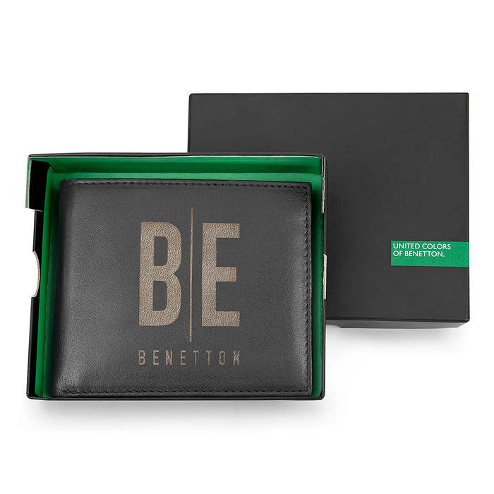 United Colors of Benetton Ackley Men’s Leather Passcase Wallet